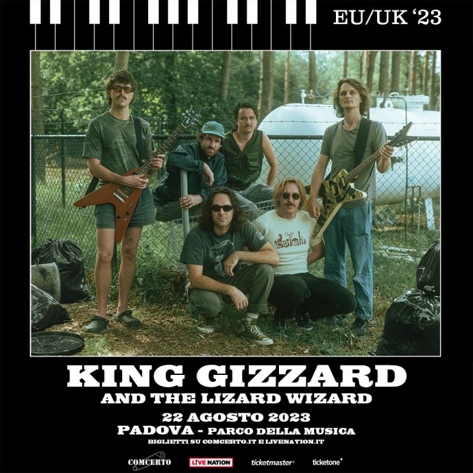 King Gizzard & The Lizard Wizard in Italia agosto 2023